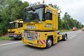 LKW umgestuerzt A 1 Rich Saarbruecken P255